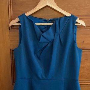 Tahari - Women’s Teal Cocktail Dress - US Size 8